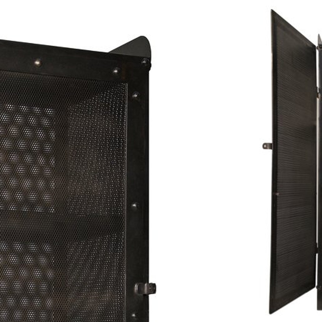 Буфет Industrial Loft Dark Metal Tall Cabinet