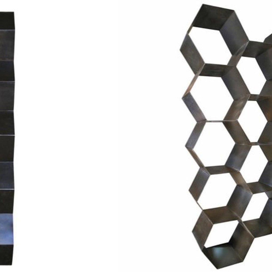 Стеллаж Industrial Loft Metal Honeycomb