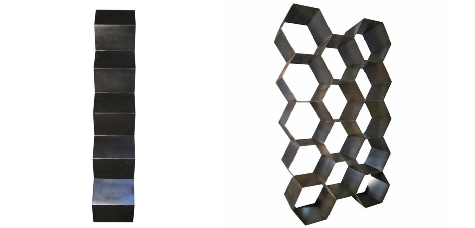 Стеллаж Industrial Loft Metal Honeycomb