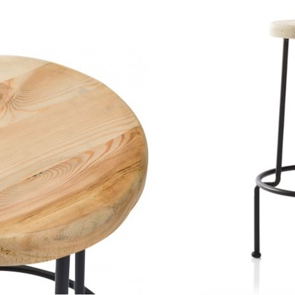 Барный стул Industrial Iron Linden Bar Stool