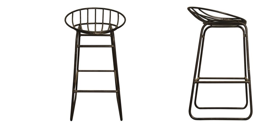 Барный стул Industrial Iron Grille Bar Stool