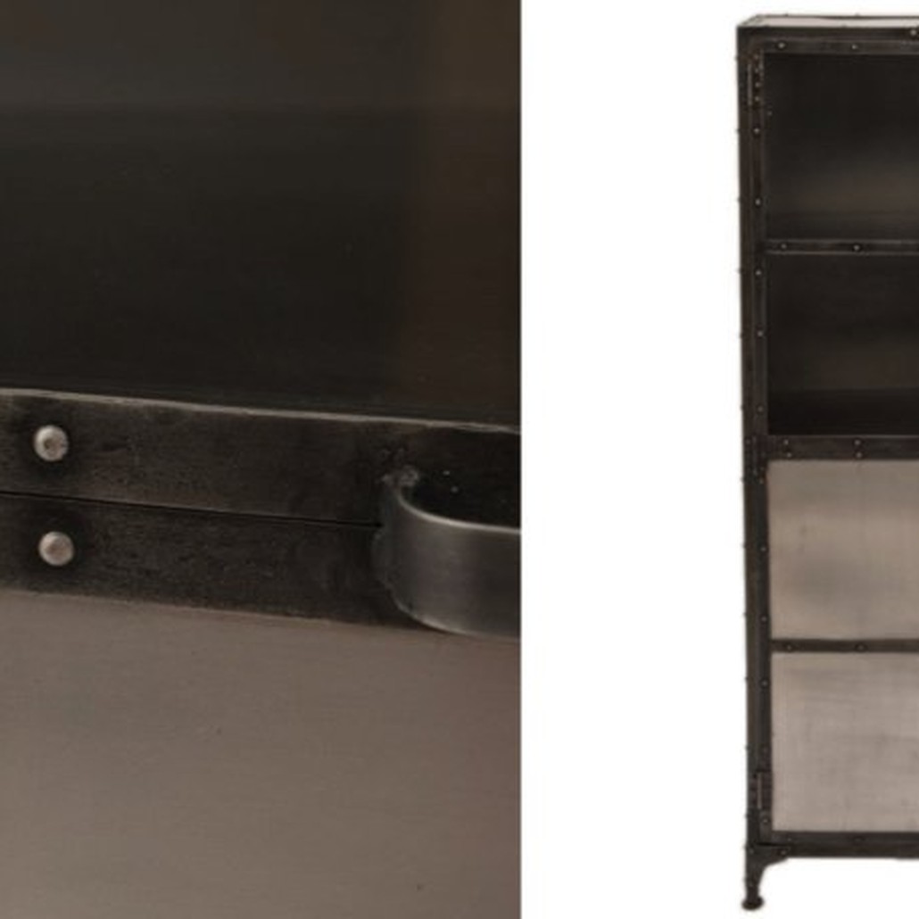 Буфет Industrial Steampunk Nickel Cabinet