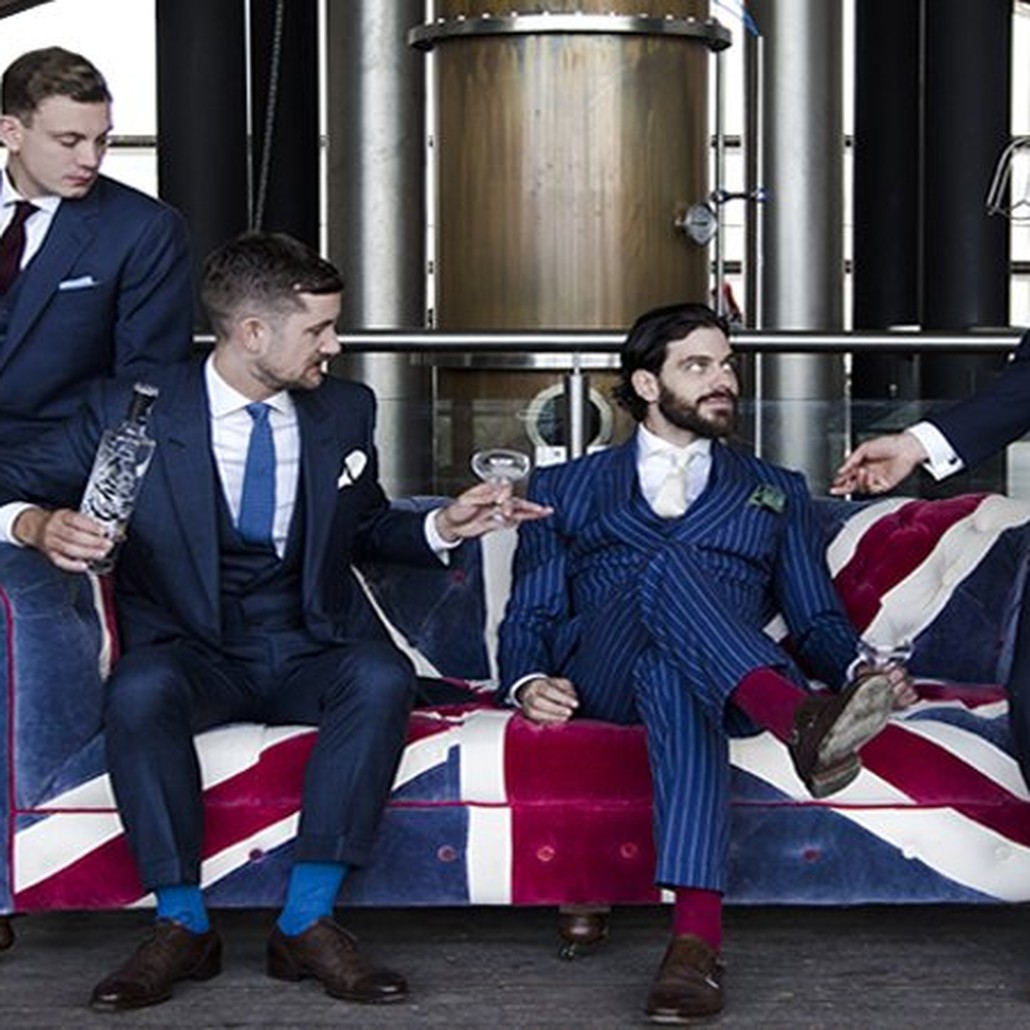 William Sofa Union Jack Velvet Andrew Martin