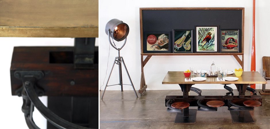 Обеденный стол Perrin Communal Table Loft