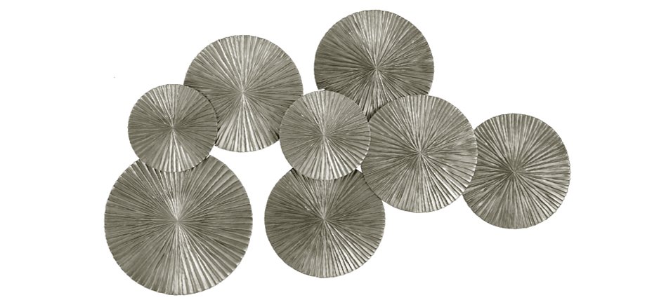 Арт-объект Apollo Silver Wall Plaque Disc