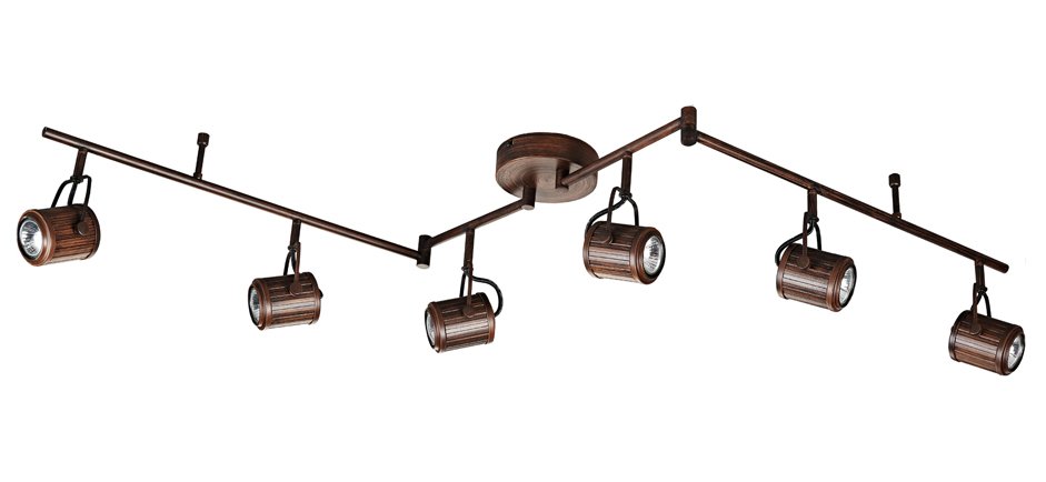 Спот Loft brown vintage six