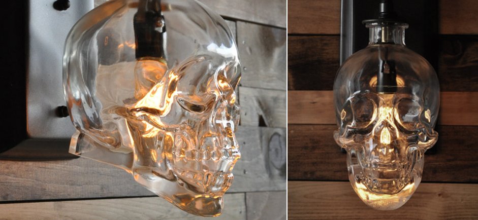Бра Череп Glass Skull