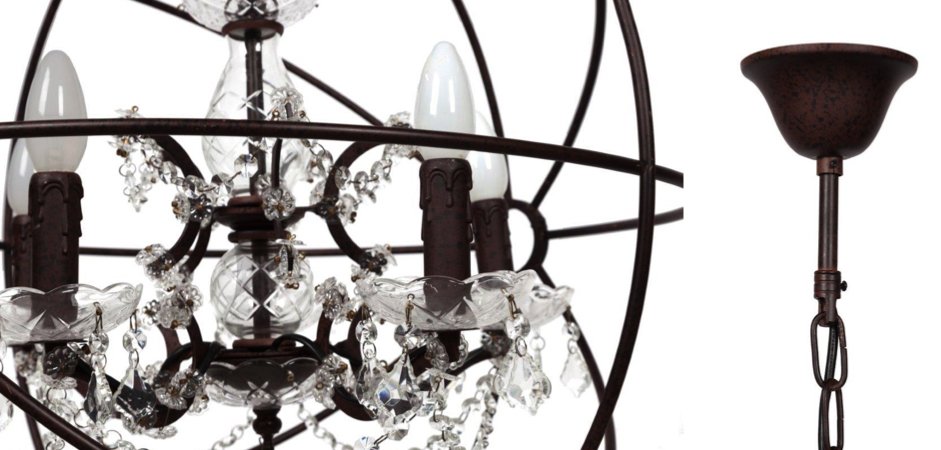 Люстра Foucault's Orb Crystal Chandelier 50