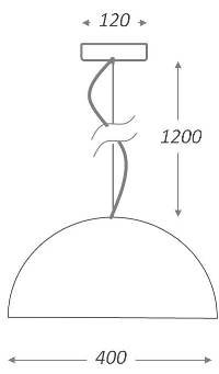 Подвесной светильник Uneven Edge Loft Pendant lamp 3