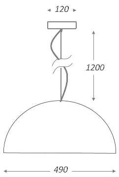 Подвесной светильник Uneven Edge Loft Pendant lamp 5