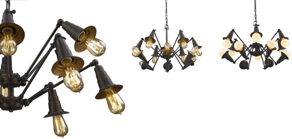 Люстра Loft Spider Chandelier 12