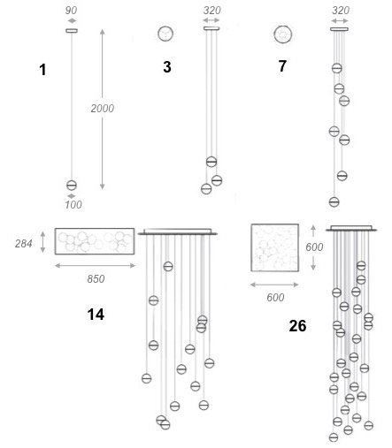 Bocci Led Crystal Glass Ball  3
