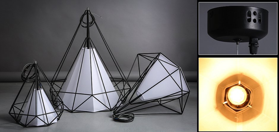 Подвесной светильник Loft Bar Nest Cone Black