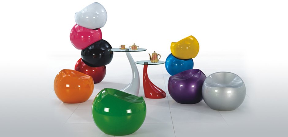 Большой табурет Finn Stone Ball Chair