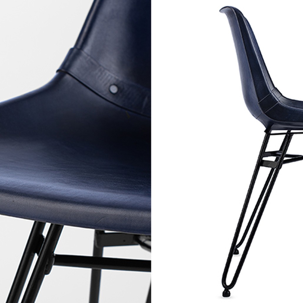 Стул Leather Schoolhouse Chair