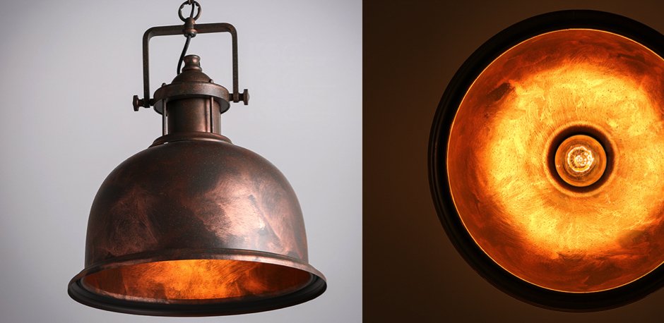 Люстра Old Copper Pendant Big