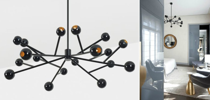 Люстра Last Night black