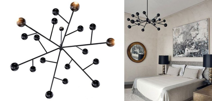 Люстра Last Night black