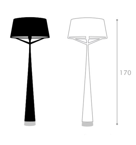 Торшер Axis S71 White