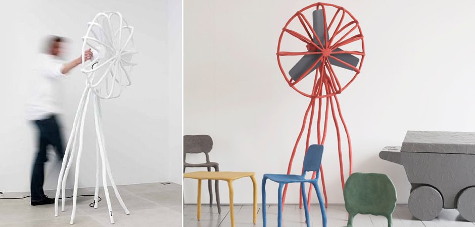 Торшер Clay Fan Medium Maarten Baas