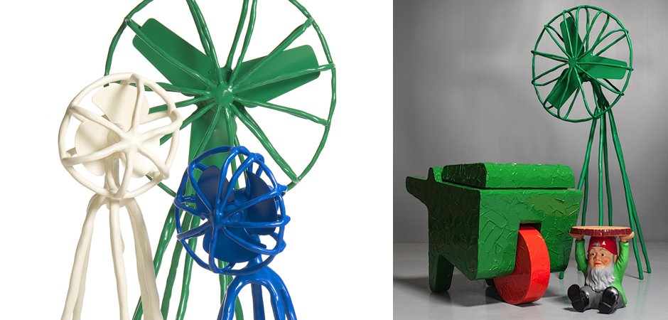Торшер Clay Fan Medium Maarten Baas