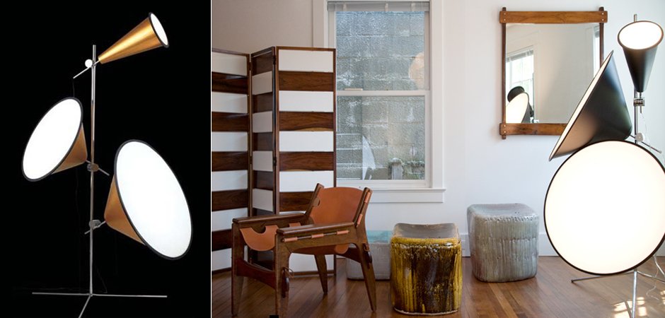 Торшер Tom Dixon Cone Gold