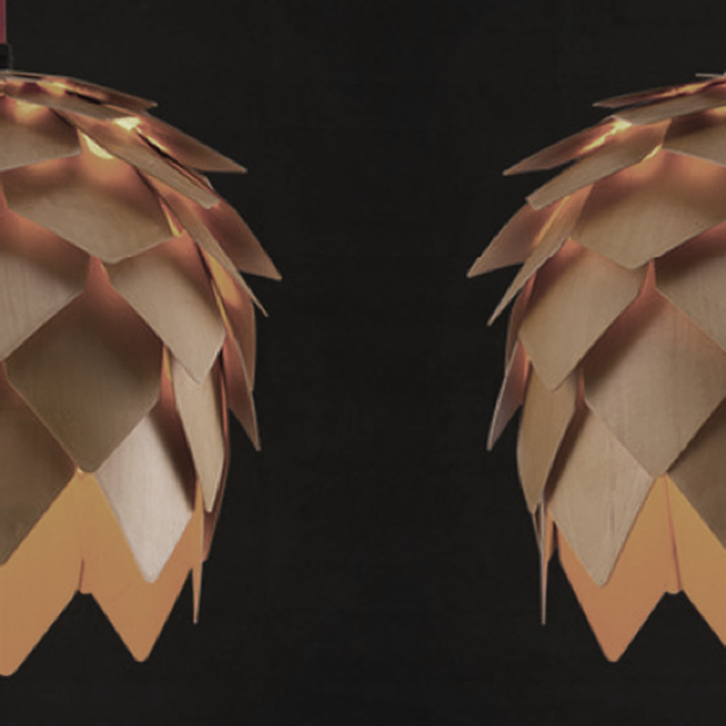 Подвесной светильник Crimea Pine Cone natural wood