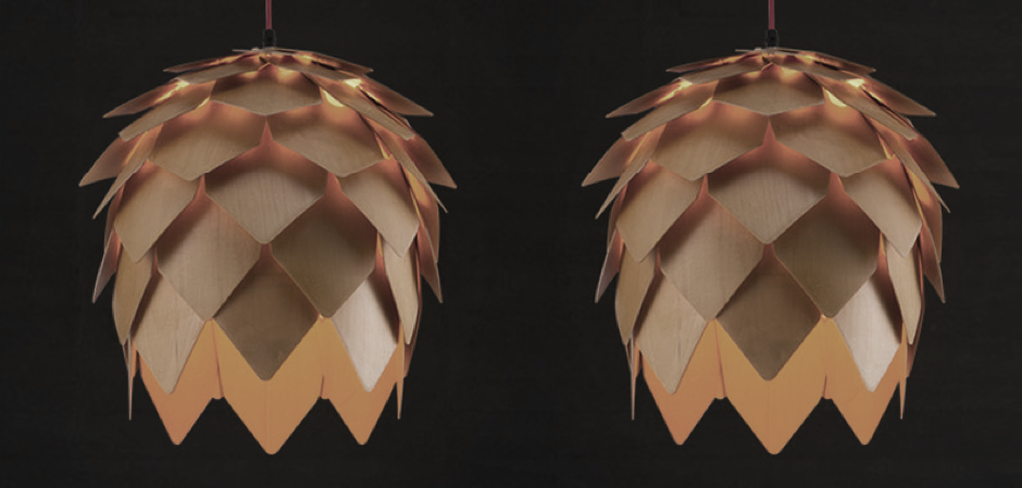 Подвесной светильник Crimea Pine Cone natural wood
