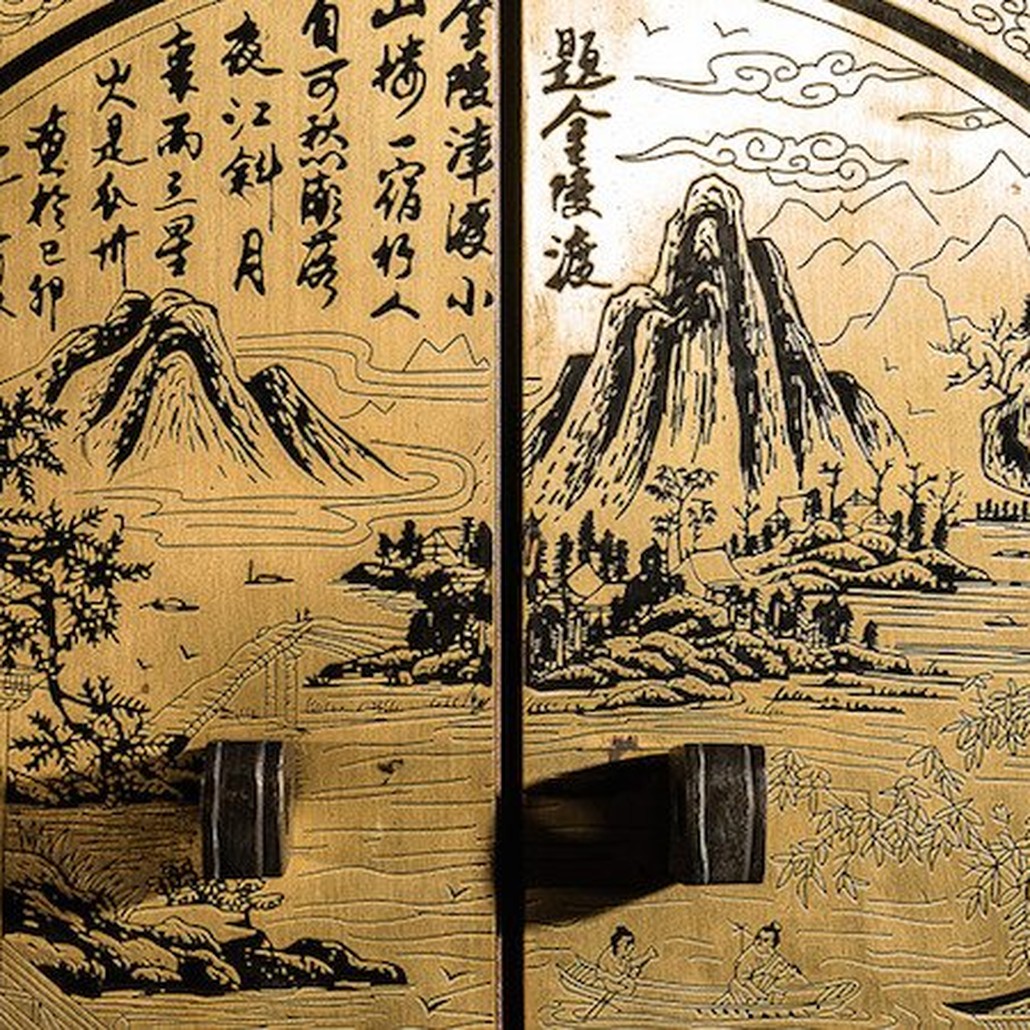 Китайский шкаф Chinese black cabinet Dynasty Ming