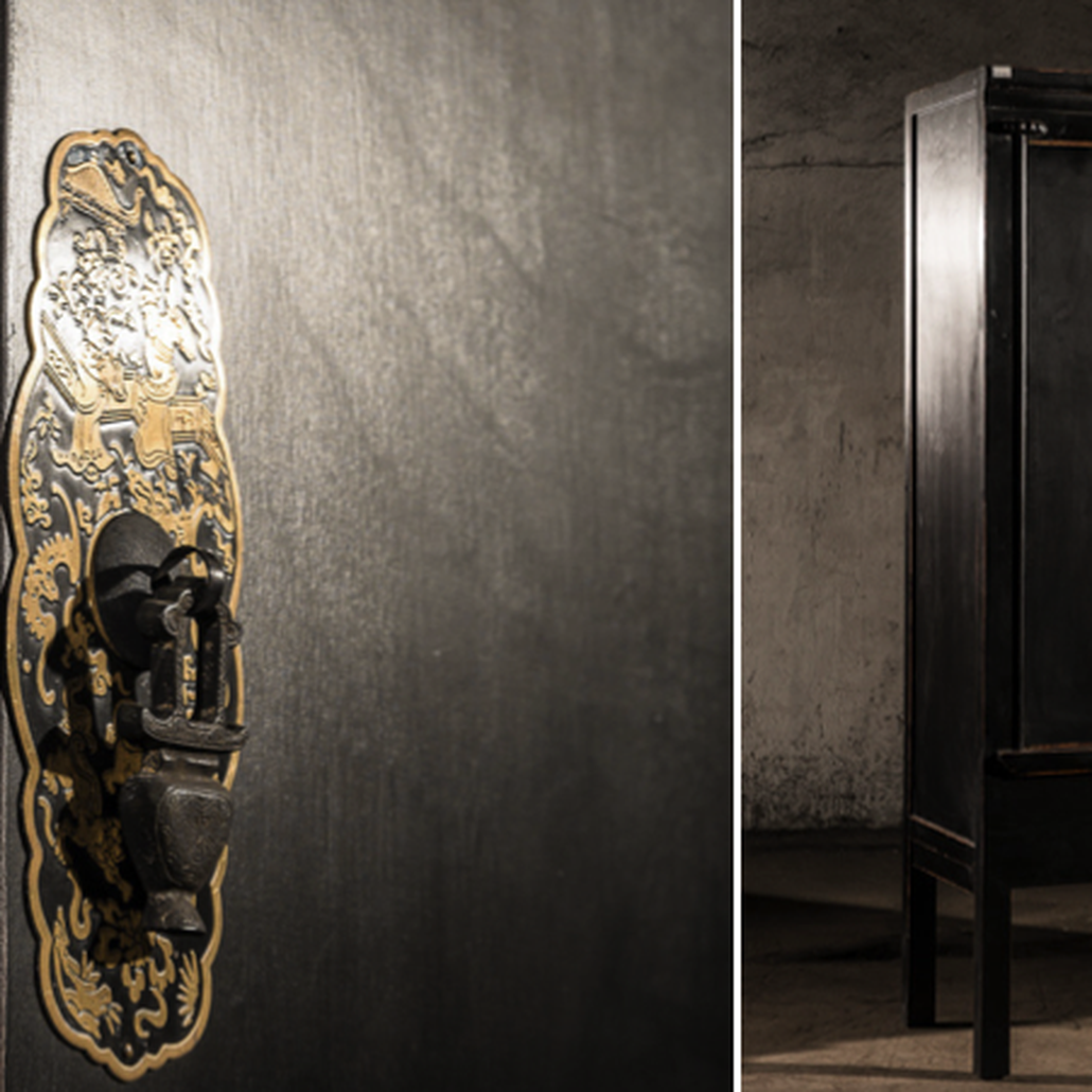 Китайский шкаф Chinese black cabinet Dynasty Ming