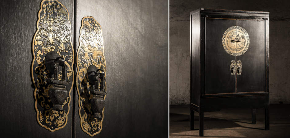 Китайский шкаф Chinese black cabinet Dynasty Ming