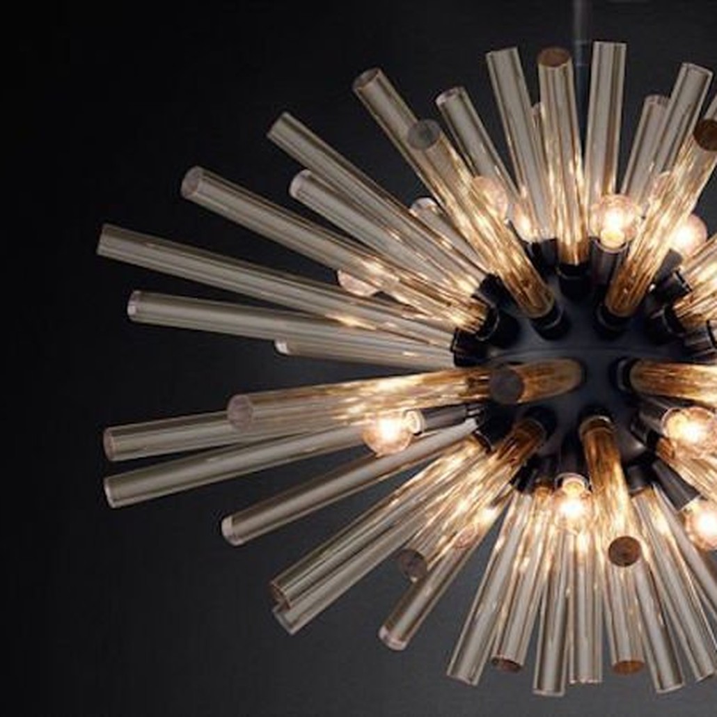 Светильник Crystal Starburst Chandelier Elliptical