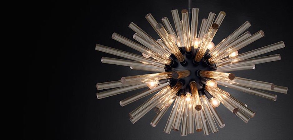 Светильник Crystal Starburst Chandelier Round