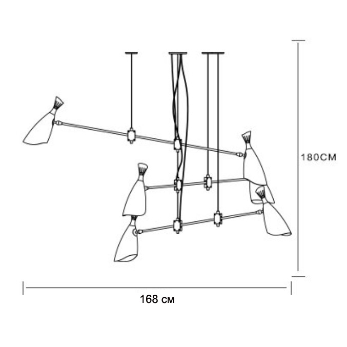 Подвесной светильник Delightfull Duke Pendant 6