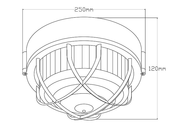 Спот Loft Round Plate