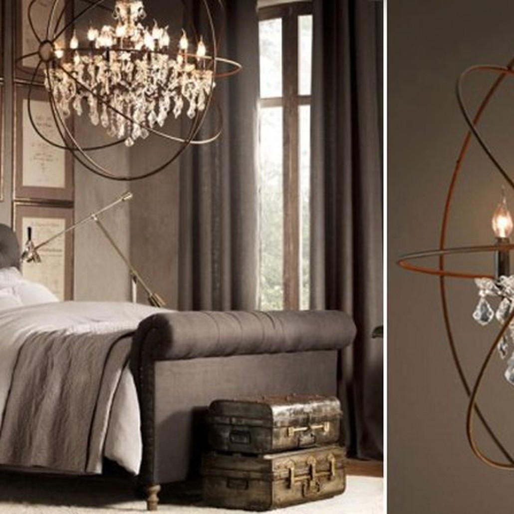 Люстра Foucault's Orb Crystal Chandelier