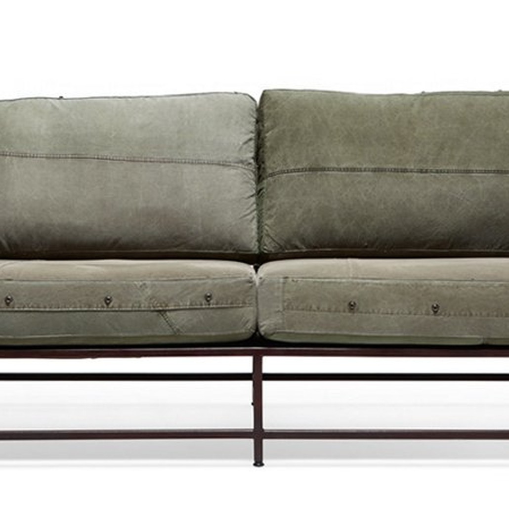 Двухместный диван Olive Military Two Seat Sofa