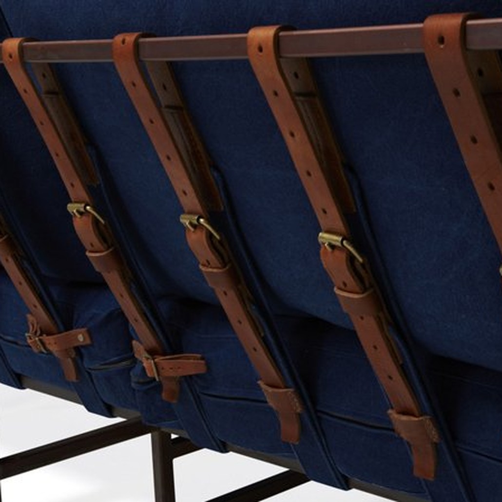 Двухместный диван Indigo Denim and copper Two Seat Sofa