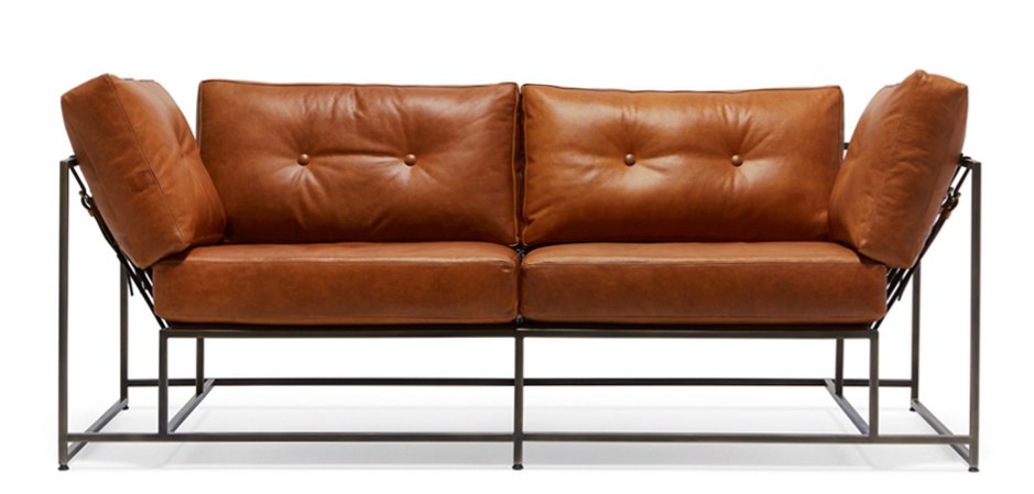 Двухместный диван Two Seat Encounter Leather Sofa