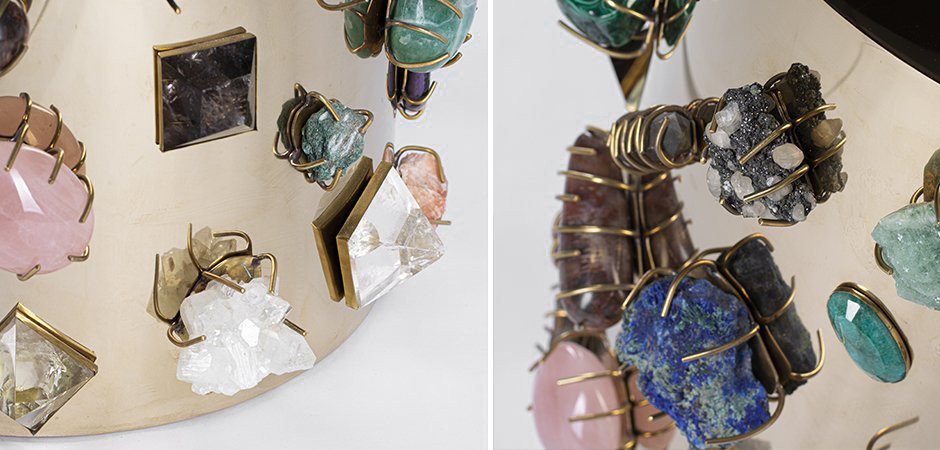 Табурет с полудрагоценными камнями Kelly Wearstler BEJEWELED STOOL