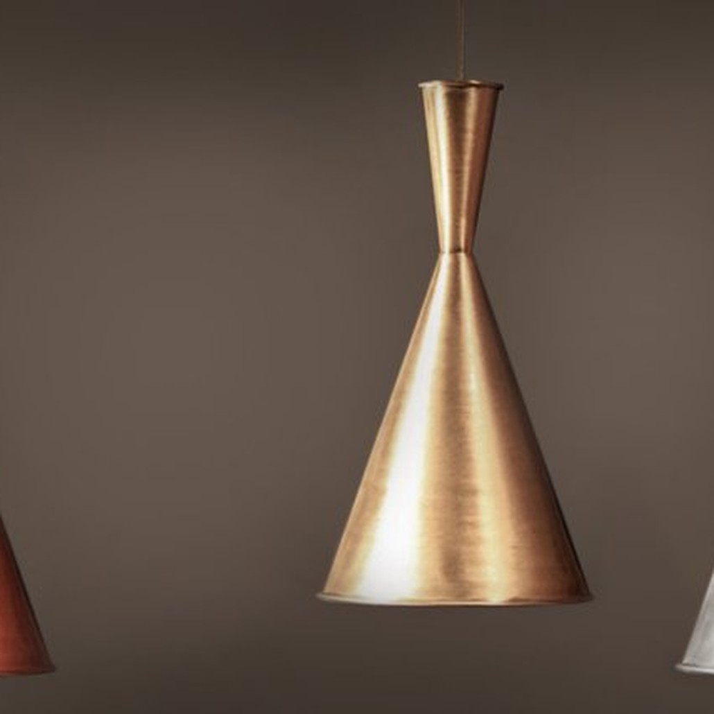 Подвесной светильник Copper Pendant Lamp Beat Light Tall