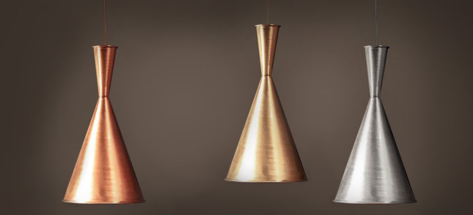 Подвесной светильник Copper Pendant Lamp Beat Light Tall