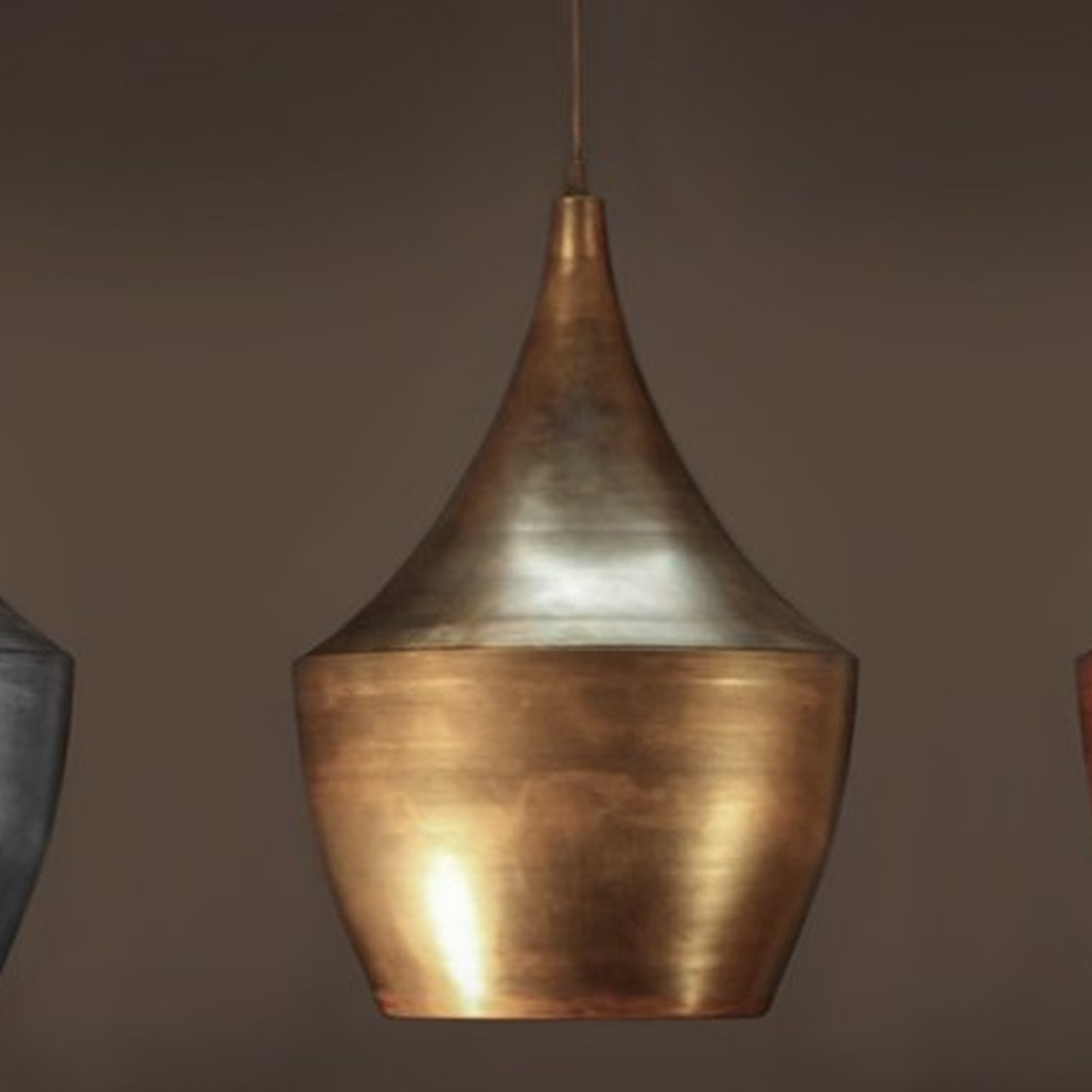 Подвесной светильник Copper Pendant Lamp Beat Light Fat