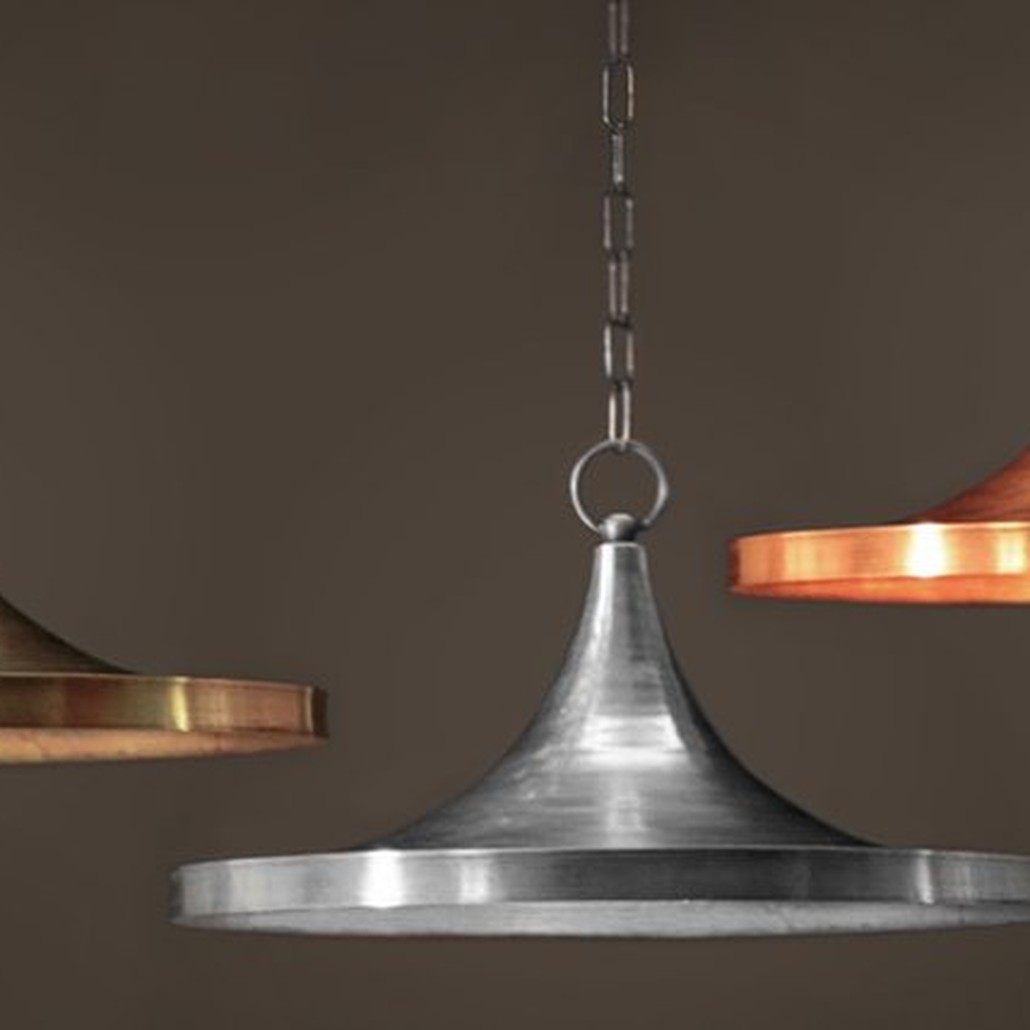 Подвесной светильник Copper Pendant Lamp Beat Light Wide