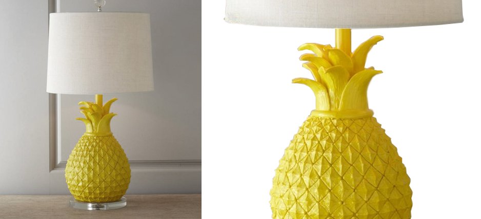 Настольная лампа Yellow Pineapple "Желтый Ананас"