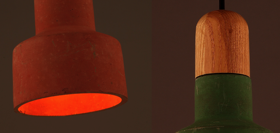 Подвесной светильник Art Concrete Wooden Cope