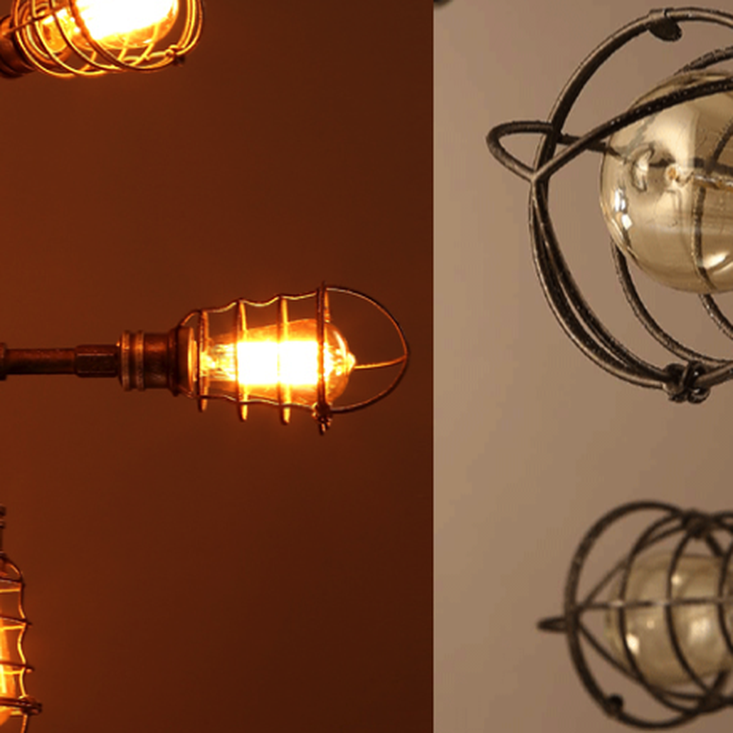 Люстра Loft Industrial Sputnik 12 Retro