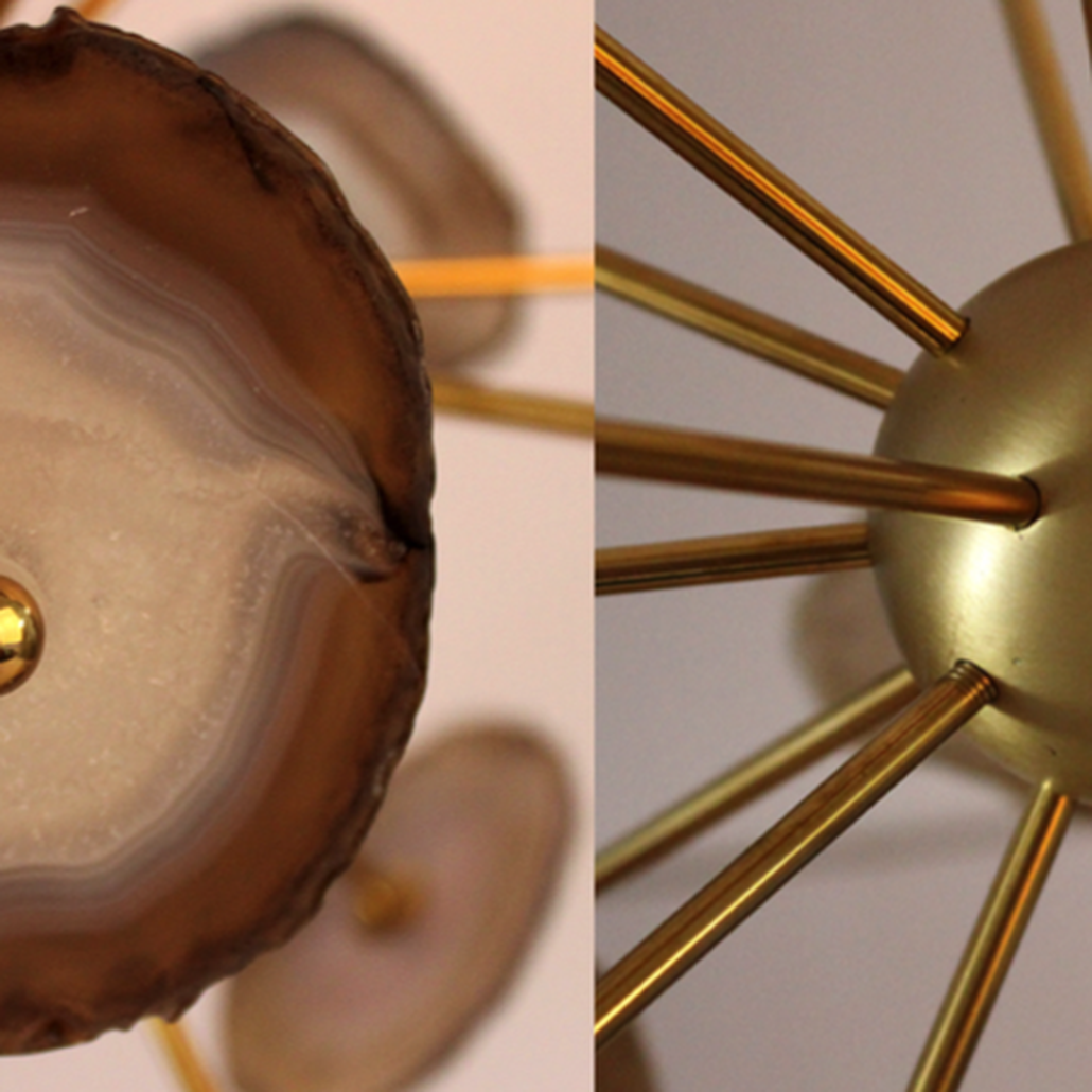 Аксессуар Agate Burst Brass
