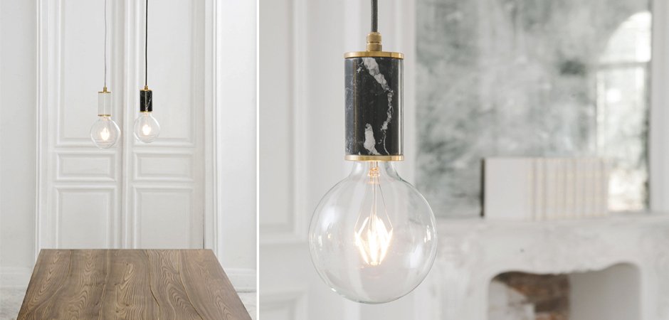 Подвесной светильник MARMOR GLANS Nero