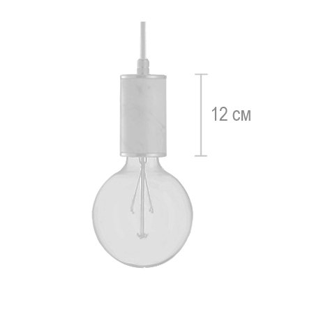 Подвесной светильник MARMOR GLANS Nero